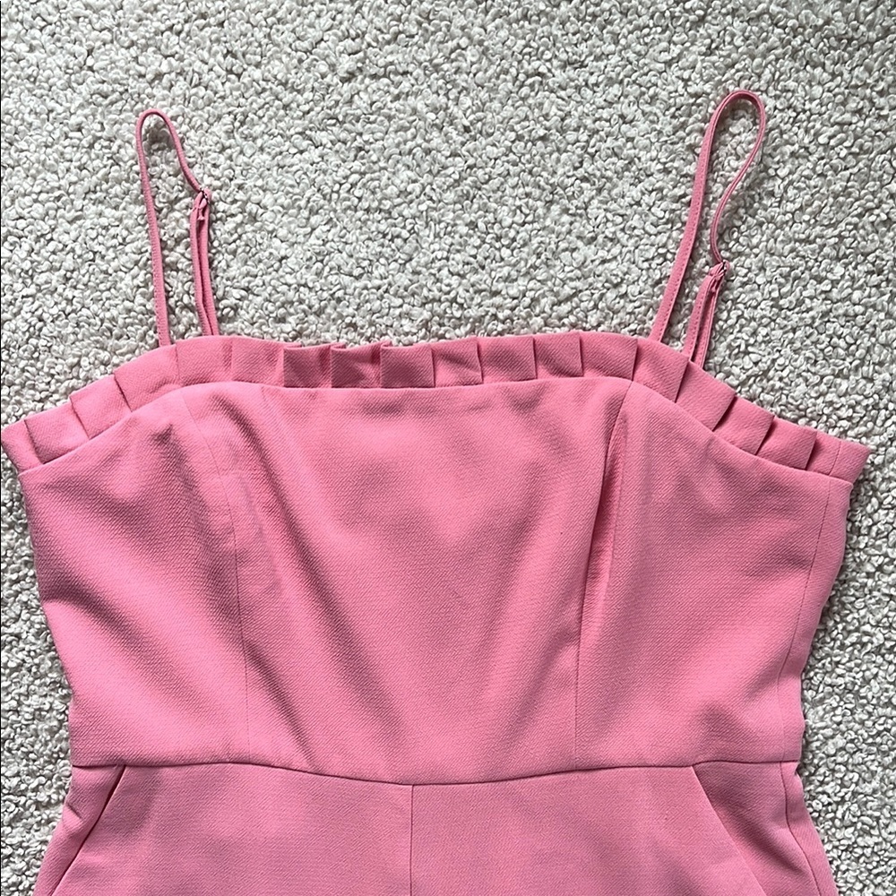 BCBGeneration Spaghetti Strap Cropped Jumpsuit Si… - image 8